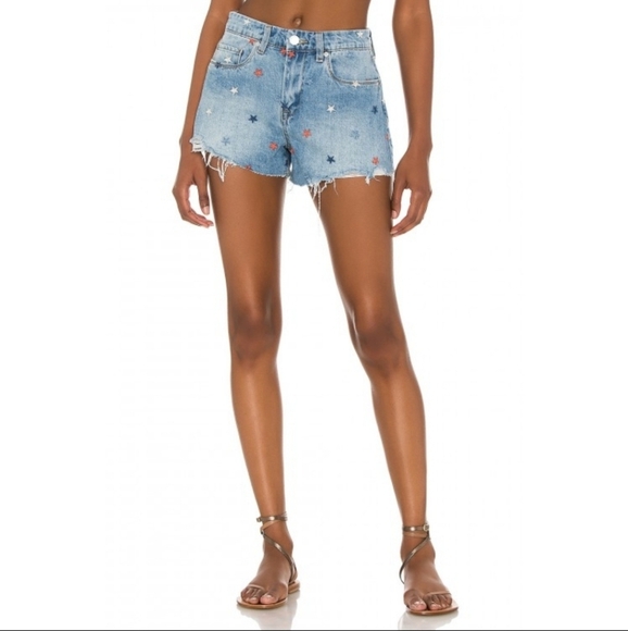 BlankNyc x Revolve Embroidered Shorts - Picture 4 of 12